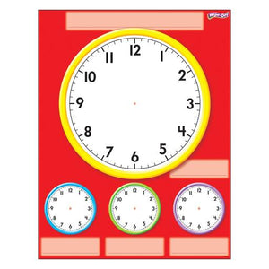 Wipe off Clock Poster