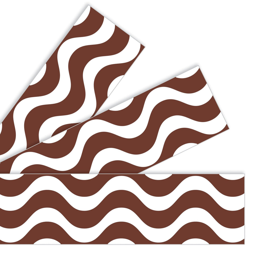 Wavy Chocolate Border