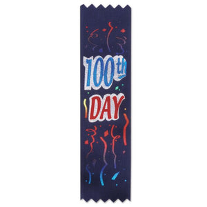 100th Day Ribbons Pack of 10