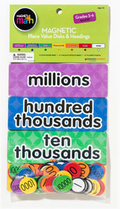 Magnetic Place Value Disks & Headings
