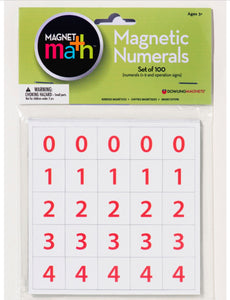 Magnetic Numbers set of 100