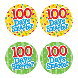 100 Days Smarter Badge Stickers