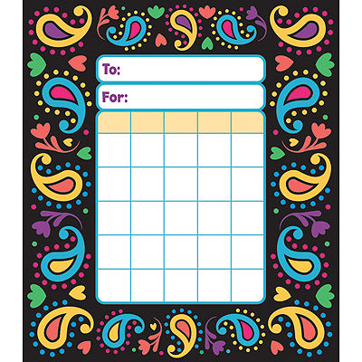 Perfectly Paisley Incentive Pad