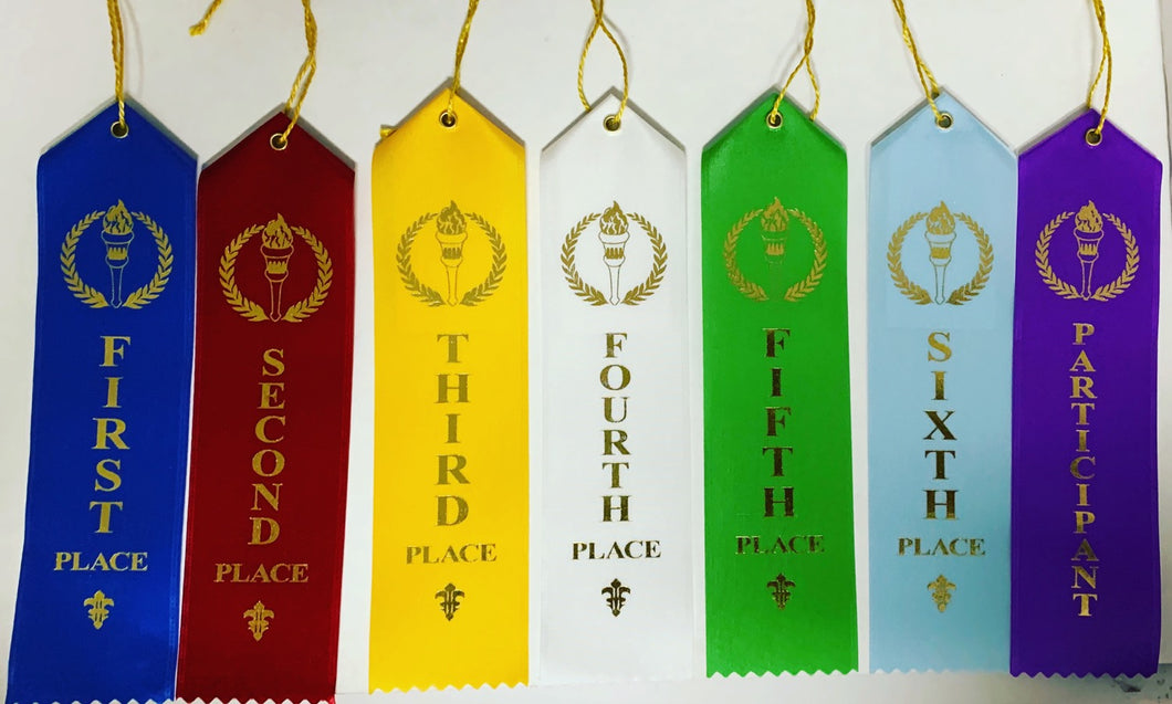 Sports Placement Ribbons - Tagged