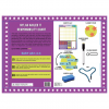 Load image into Gallery viewer, Nylah Nailed It Magnetic Responsibility Chart (Purple)
