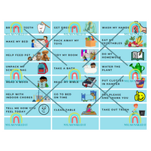Load image into Gallery viewer, Nylah Nailed It Magnetic Responsibility Chart (Purple)
