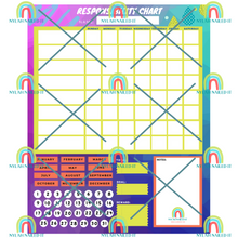 Load image into Gallery viewer, Nylah Nailed It Magnetic Responsibility Chart (Purple)
