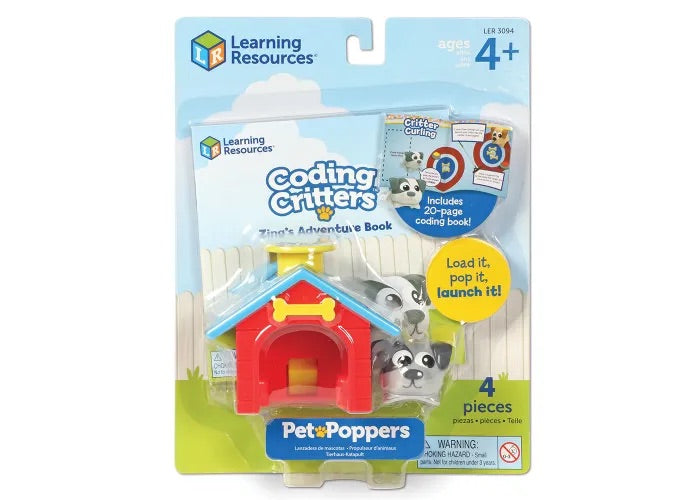 Coding Critters Pet Poppers Zing the Dog