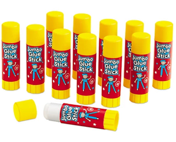 Jumbo Glue Sticks Dozen – The Learning World