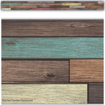 Reclaimed Wood Straight Border