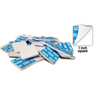 Clingy Thingies Adhesive 1" Squares - NOT STICKY TAC