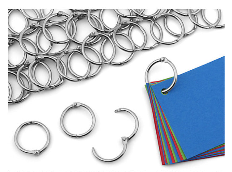Book Rings Set of 50