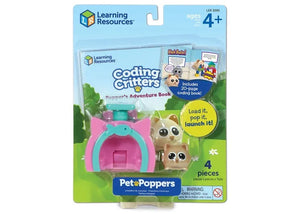 Coding Critters Pet Poppers Pepper the Cat