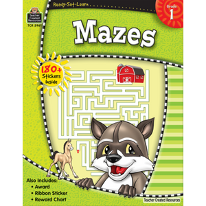 Ready Set Learn: Mazes Grade 1
