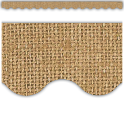Burlap Border