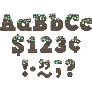 Eucalyptus 4" Bold Block Letters Combo Pack
