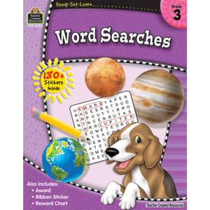 Ready Set Learn: Word Searches Grade 3