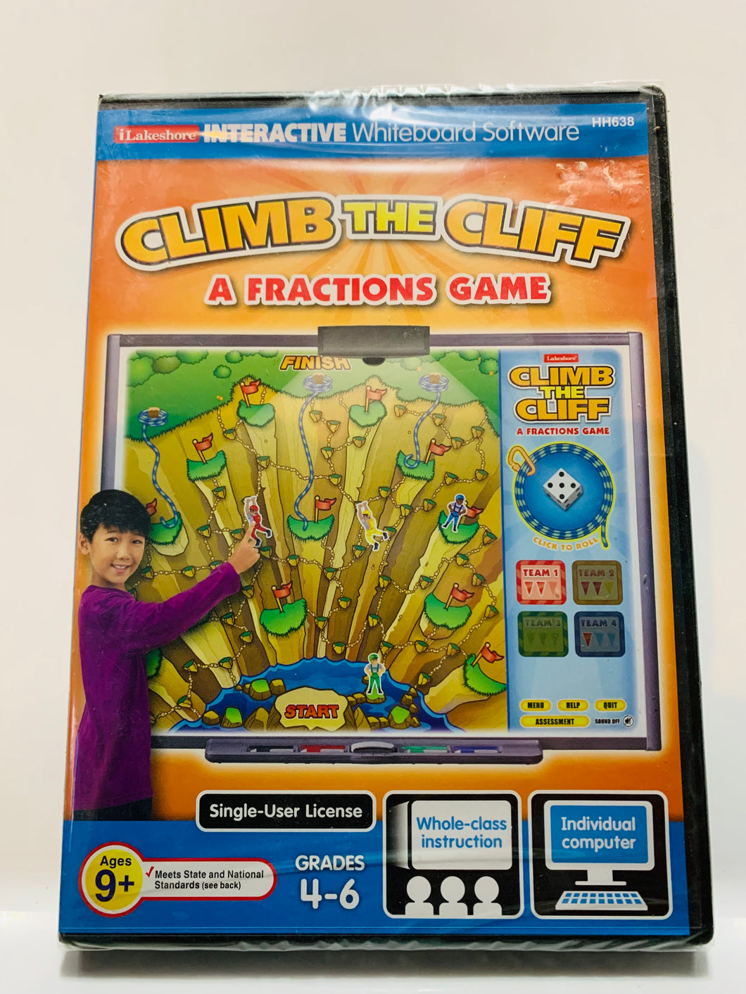Climb the Cliff Fraction Game Computer Software