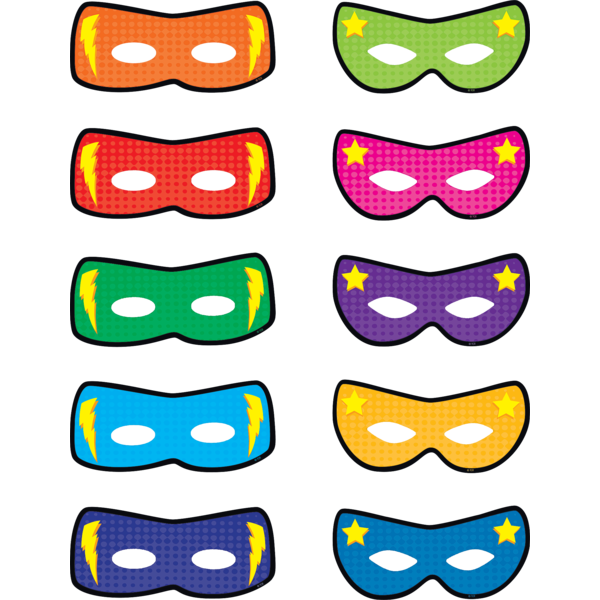 Superhero Masks Accents