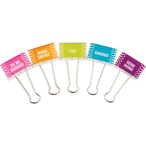 Classroom Management Large Binder Clips