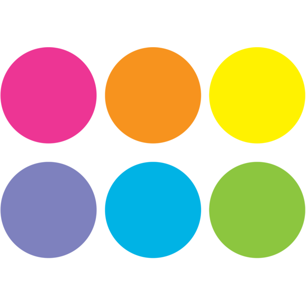 Spot On Carpet Markers Bright Circles