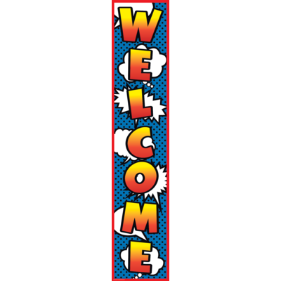 Superhero Welcome Banner