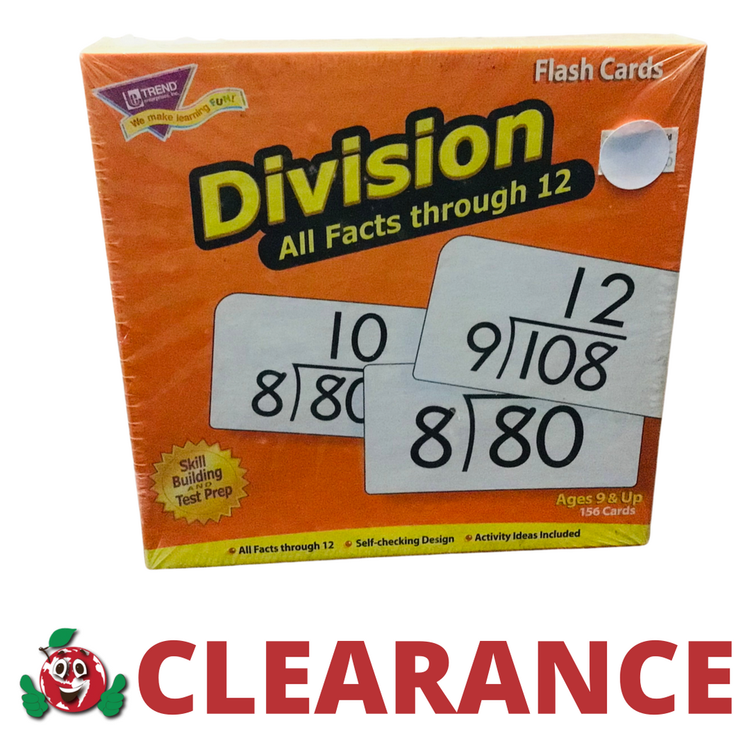 Division Flash Cards