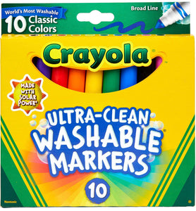 Crayola Ultra-Clean Washable Markers set of 10