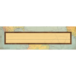 Travel the Map Flat Name Plates