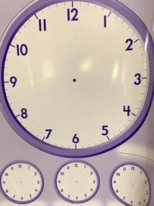 Wipe off Clock- Large