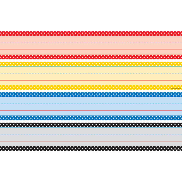 Classic Colors Polka Dot Sentence Strips