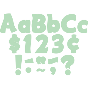 Mint Green Funtastic 4" Letters Combo Pack