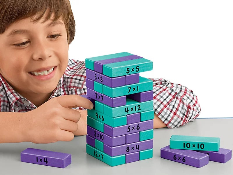Multiplication Tower of Math Game - Jenga