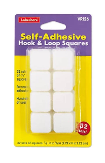 Hook and Loop Velcro Squares – The Learning World