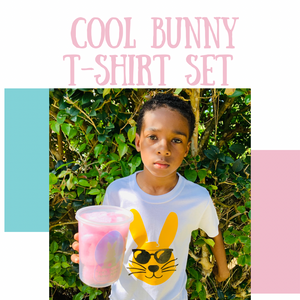 Cool Bunny T- shirt and Cotton Candy Combo