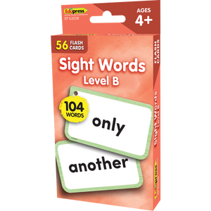 Sight Words Flash Cards - Level B