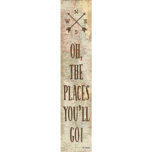 Travel the Map Oh, the Places You'll Go! Banner