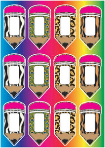 Magnetic Write on/ Wipe off Pencils Punch Outs