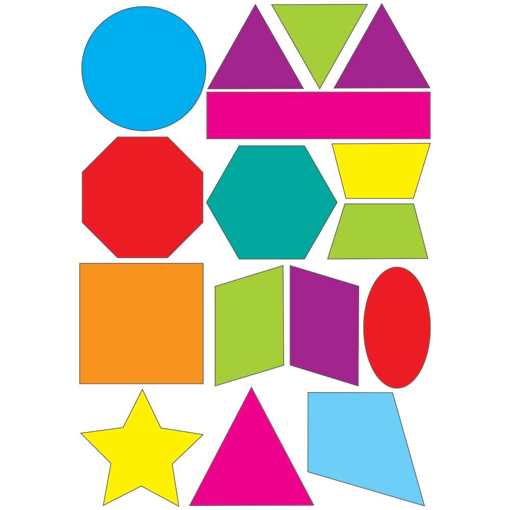 Shapes Write On Wipe Off Magnets